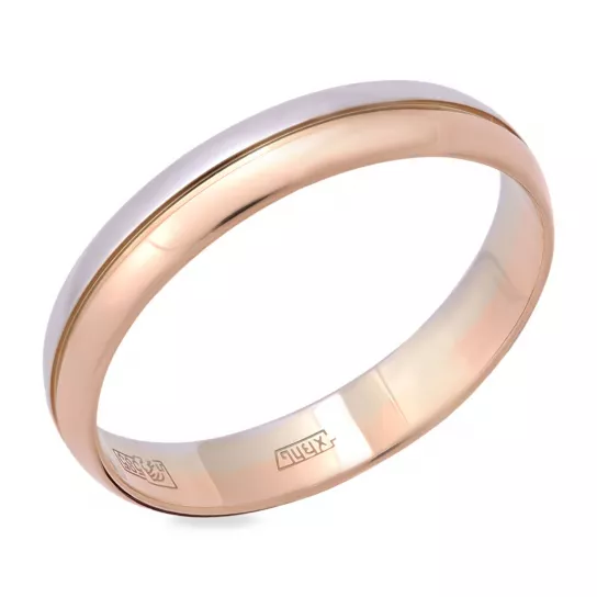 Кольцо обручальное из золота