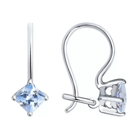 Серьги детские из серебра