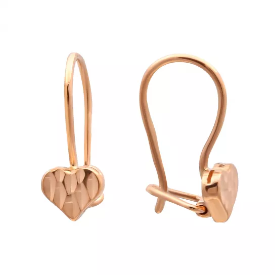 Серьги детские из золота