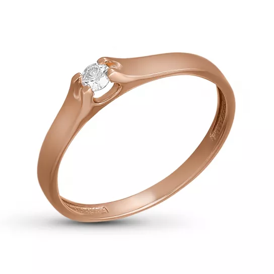 Кольцо с бриллиантами из золота