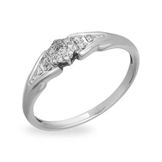 Кольцо с бриллиантами из золота