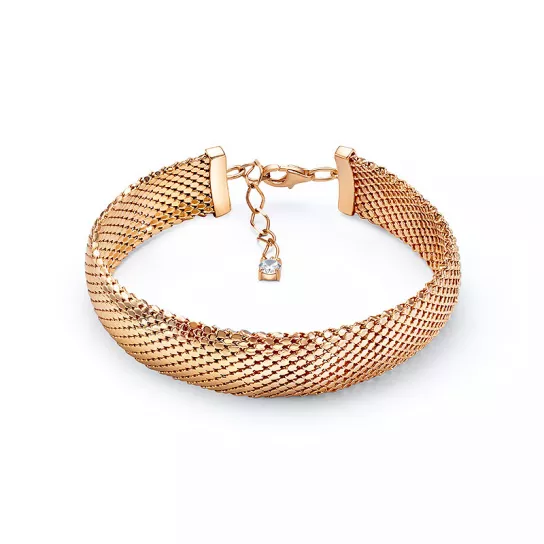 Браслет с фианитом из золота