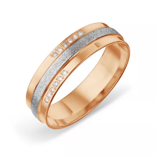 Кольцо с бриллиантами из золота