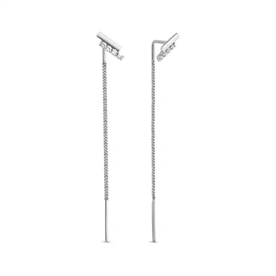 Серьги-продевки из золота