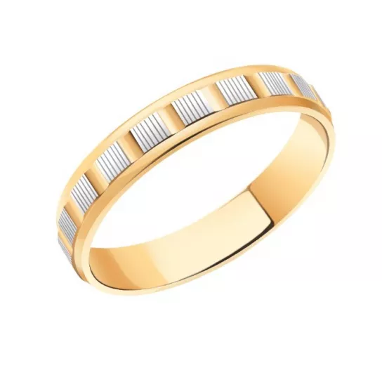 Кольцо обручальное из золота