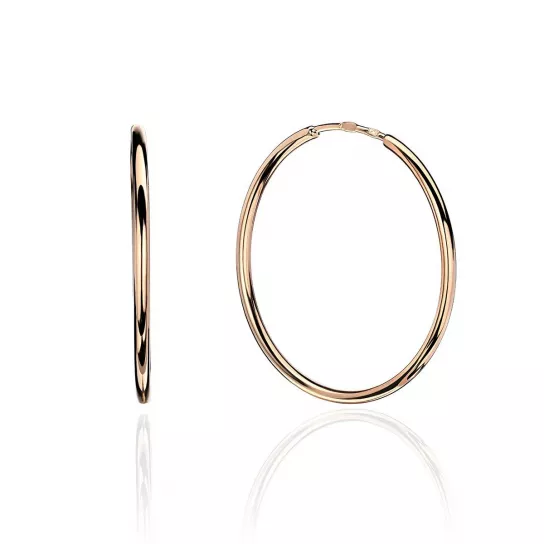 Серьги-конго из золота