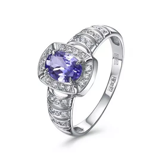 Кольцо с бриллиантами из золота