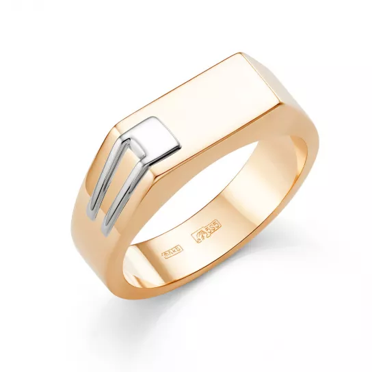 Кольцо-печатка из золота