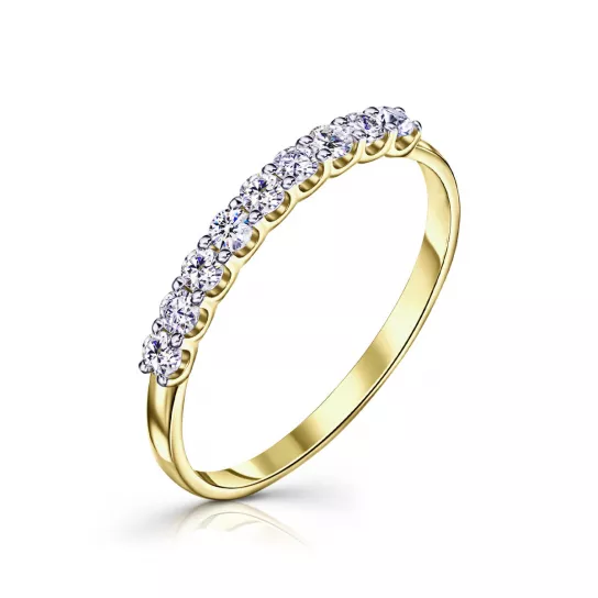 Кольцо с бриллиантами из золота