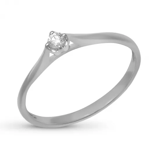 Кольцо с бриллиантами из золота