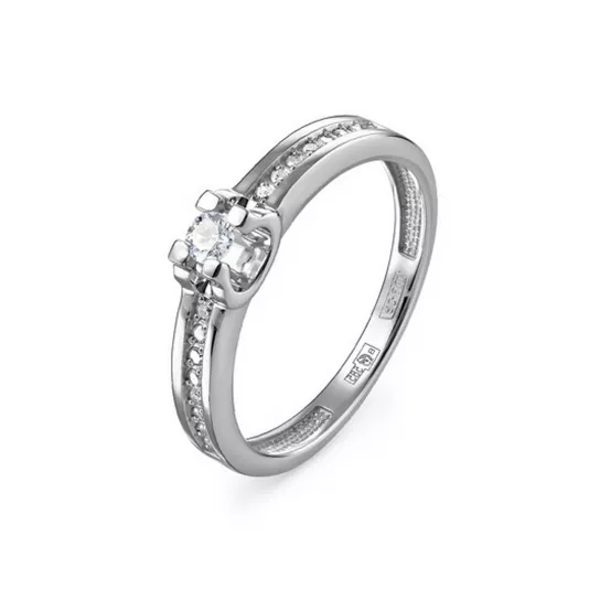 Кольцо с бриллиантами из золота