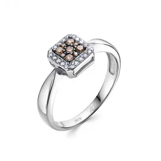 Кольцо с бриллиантами из золота