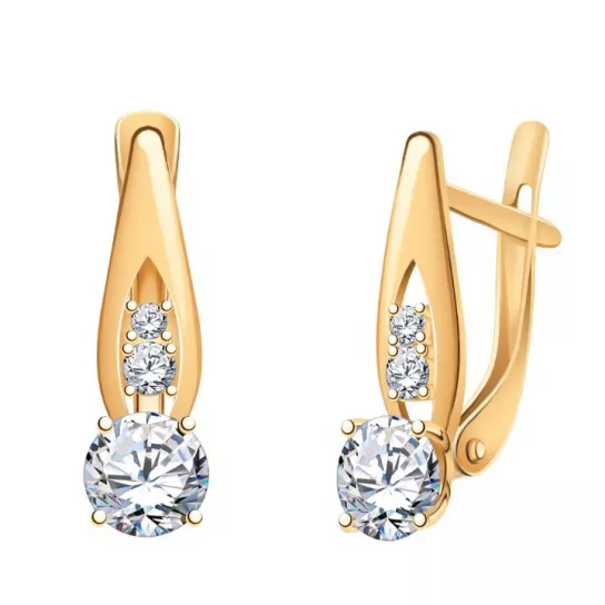 Серьги из золота