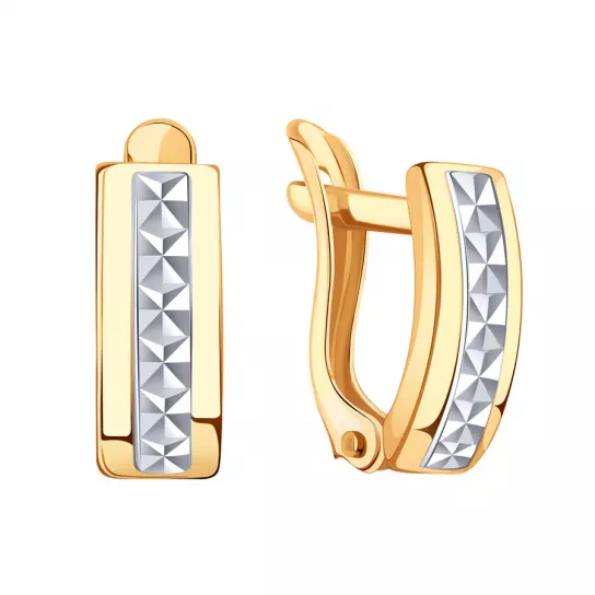 Серьги детские из золота