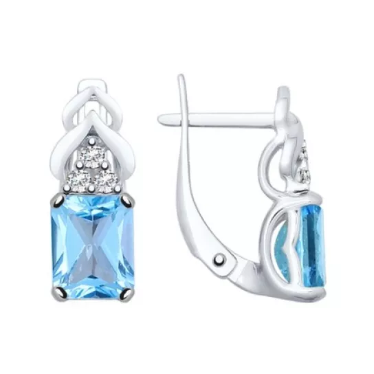 Серьги из серебра