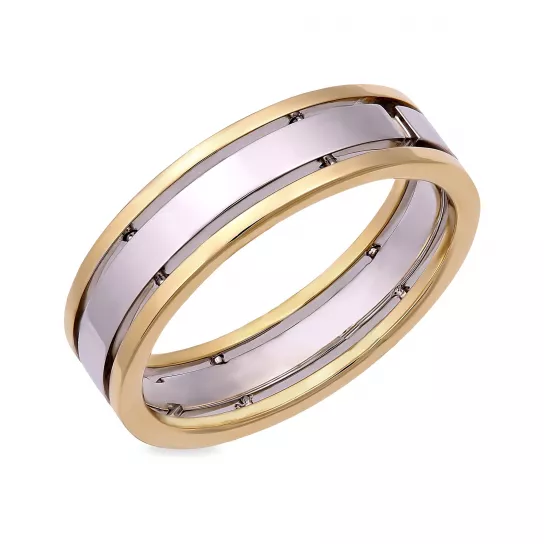 Кольцо обручальное из золота