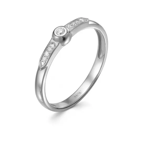 Кольцо с бриллиантами из золота